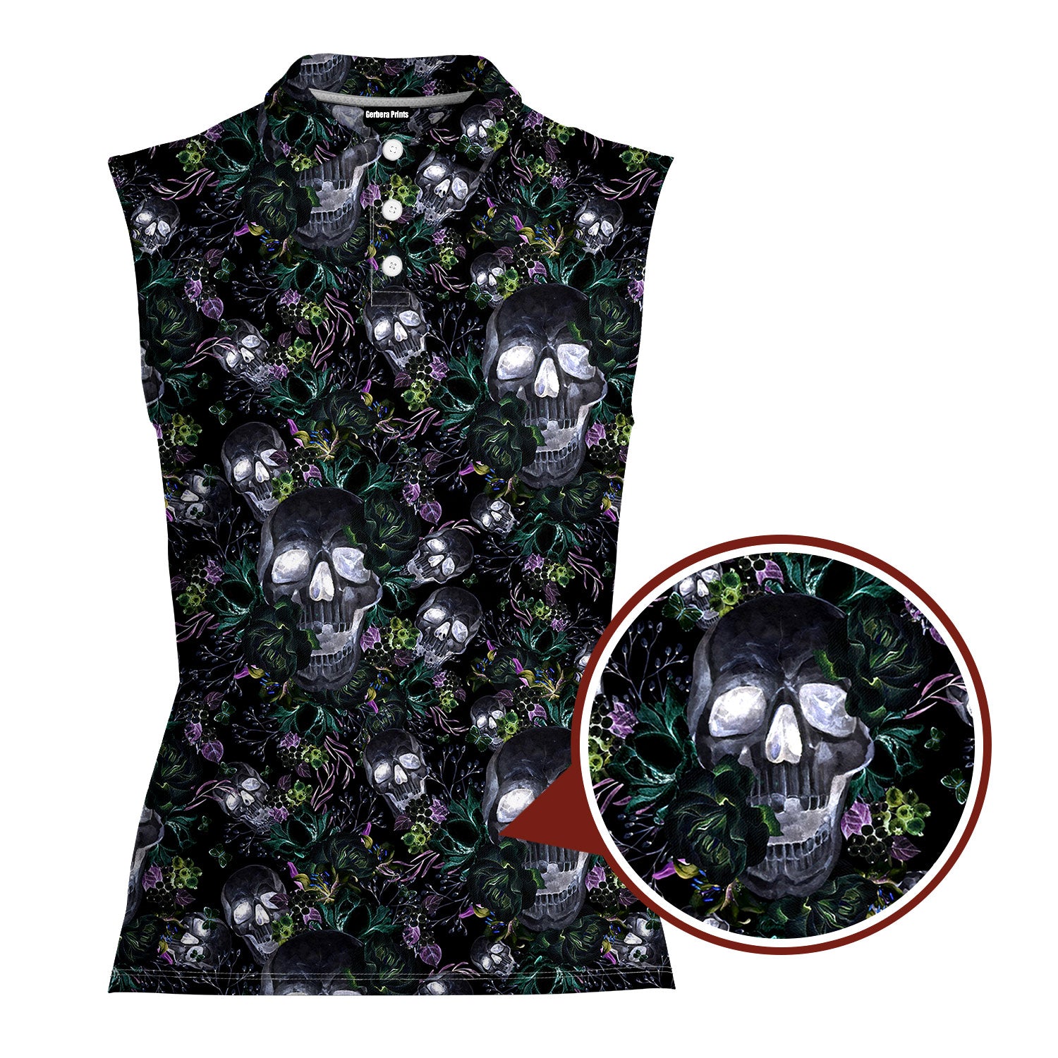 Skull Florals Halloween Style