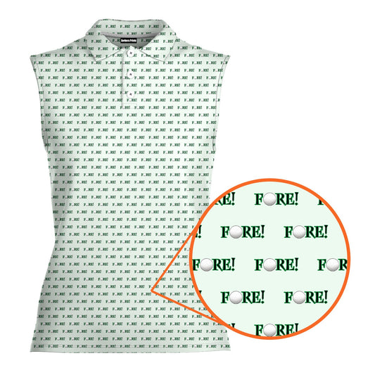 Fore! - Ladies Sleeveless Golf Polo