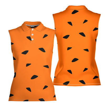 The Flintstones - Ladies Sleeveless Golf Polo Shirt 