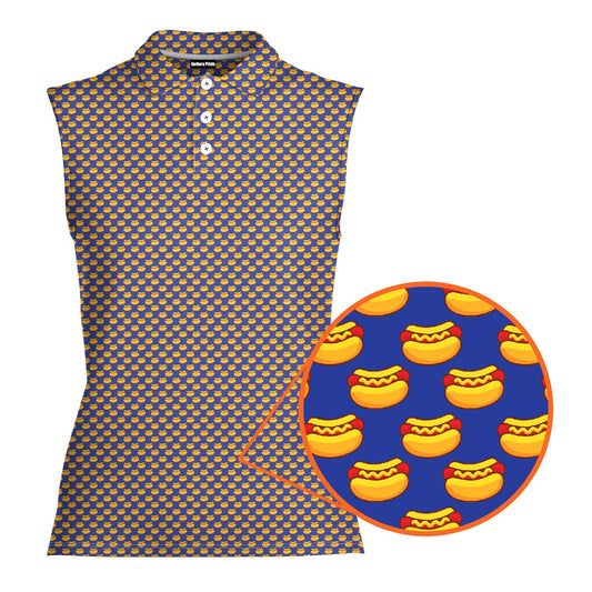 Drives for Dogs  - Ladies Sleeveless Golf Polo