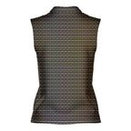 Send It-Women Sleeveless Polo Shirt-Gerbera Prints