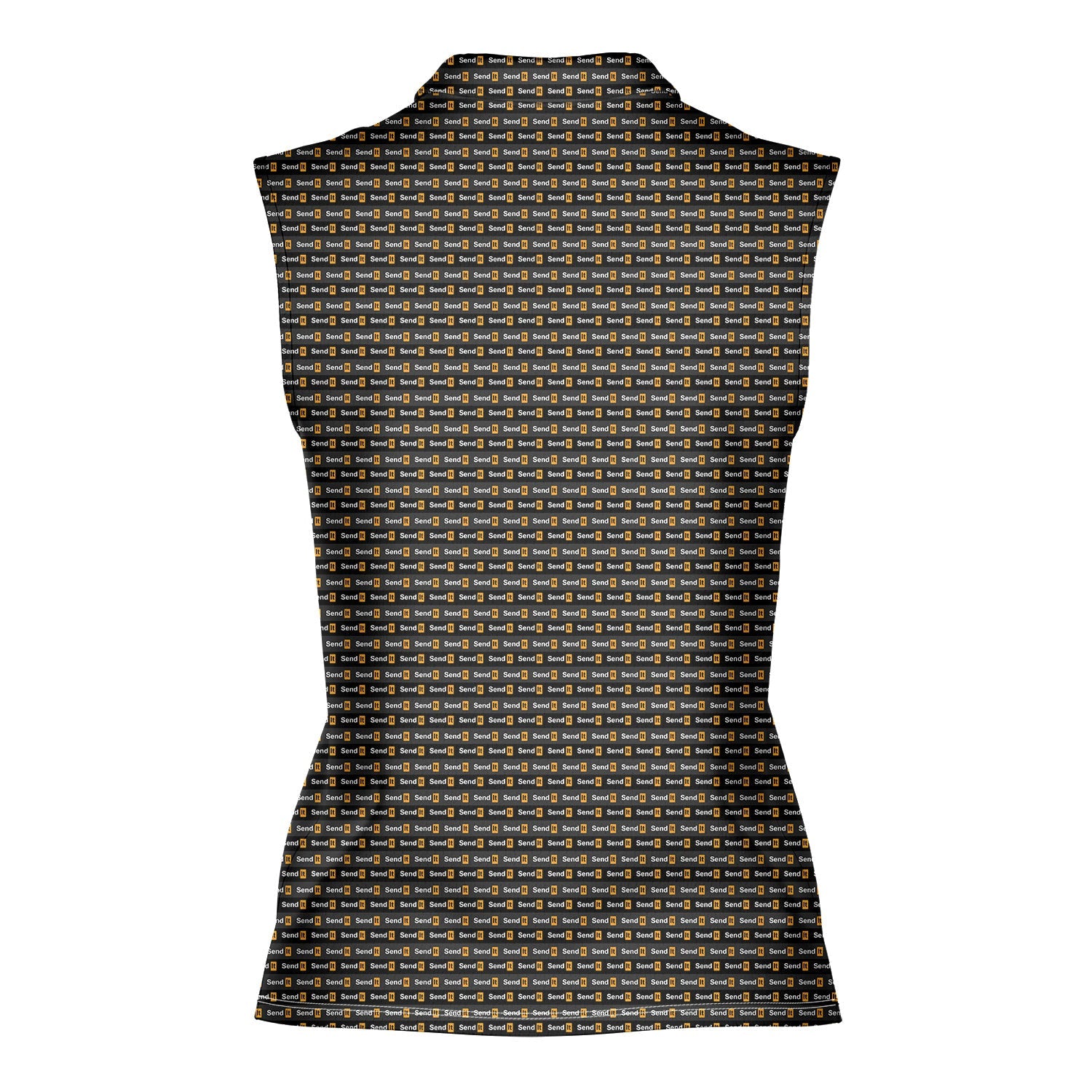 Send It-Women Sleeveless Polo Shirt-Gerbera Prints