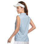 Late Night Swimmers-Women Sleeveless Polo Shirt-Gerbera Prints