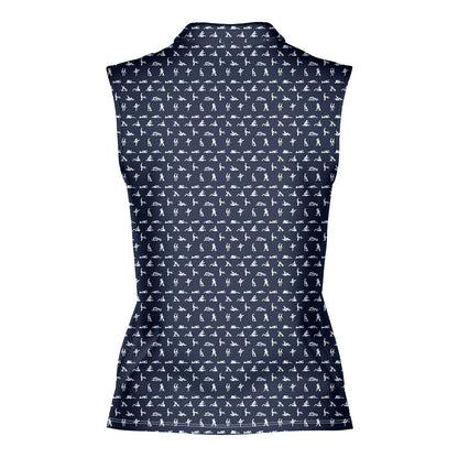 S-e-x Ed. - Ladies Sleeveless Golf Polo