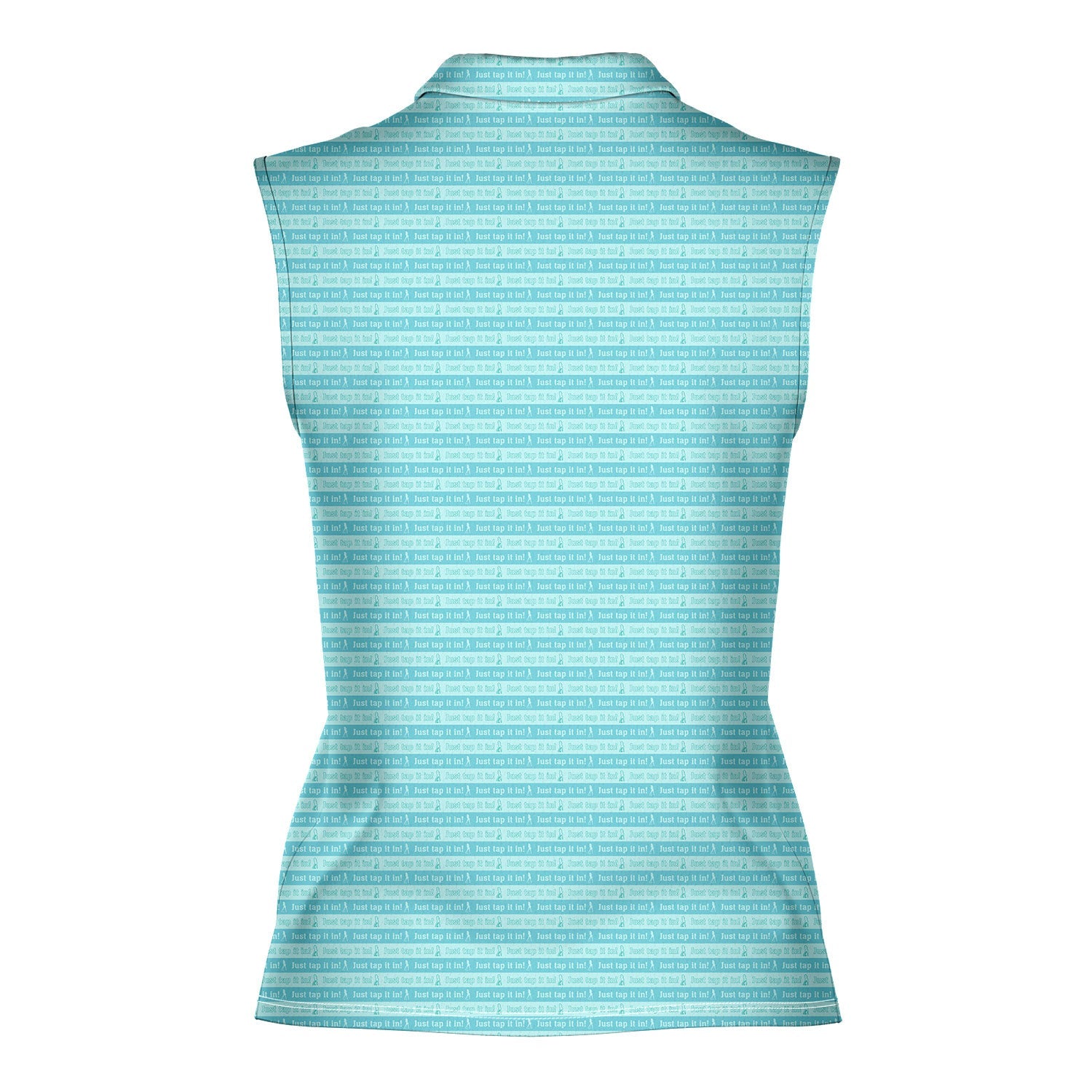 Just Tap It In! - Ladies Sleeveless Golf Polo