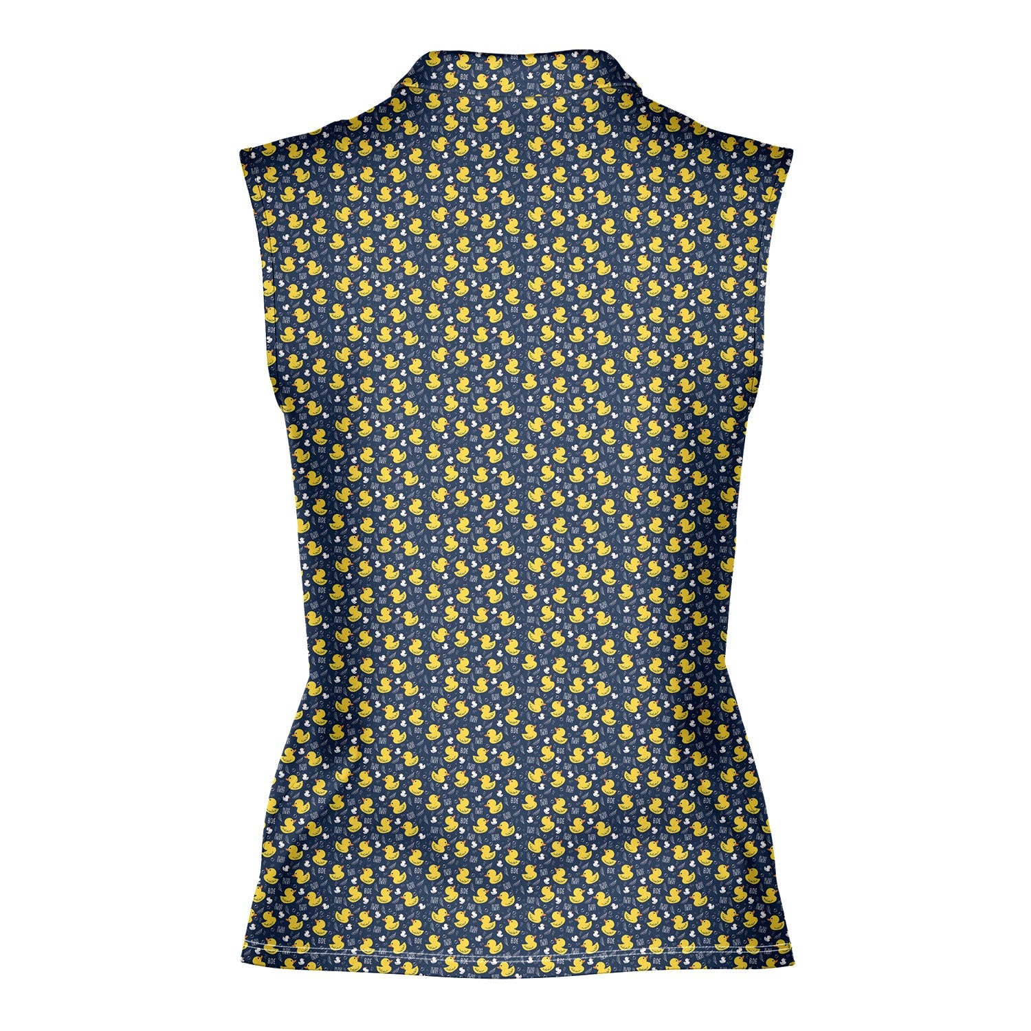 Big Ducks Energy-Women Sleeveless Polo Shirt-Gerbera Prints