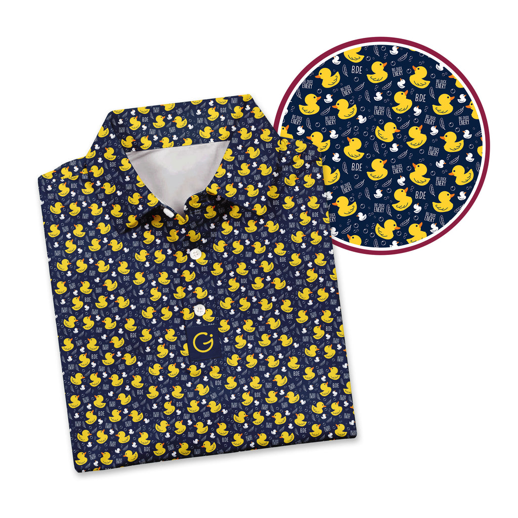 Big Ducks Energy - Funny Golf Polo Shirt