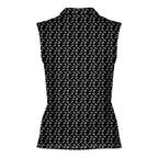 Endless Love-Women Sleeveless Polo Shirt-Gerbera Prints