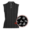 Endless Love-Women Sleeveless Polo Shirt-Gerbera Prints