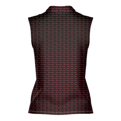 Have A Day - Ladies Sleeveless Golf Polo Shirt
