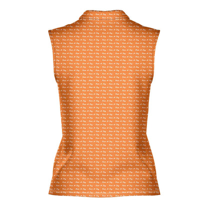 Have A Day - Ladies Sleeveless Golf Polo Shirt