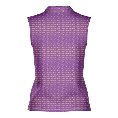 Have A Day - Ladies Sleeveless Golf Polo Shirt