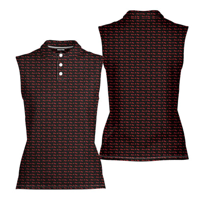 Have A Day - Ladies Sleeveless Golf Polo Shirt