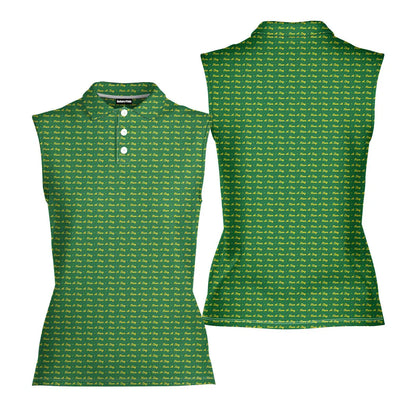 Have A Day - Ladies Sleeveless Golf Polo Shirt