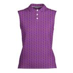 Have A Day-Women Sleeveless Polo Shirt-Gerbera Prints