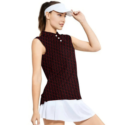 Have A Day - Ladies Sleeveless Golf Polo Shirt
