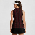 Have A Day-Women Sleeveless Polo Shirt-Gerbera Prints