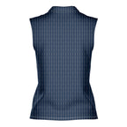 The F#@K-Women Sleeveless Polo Shirt-Gerbera Prints