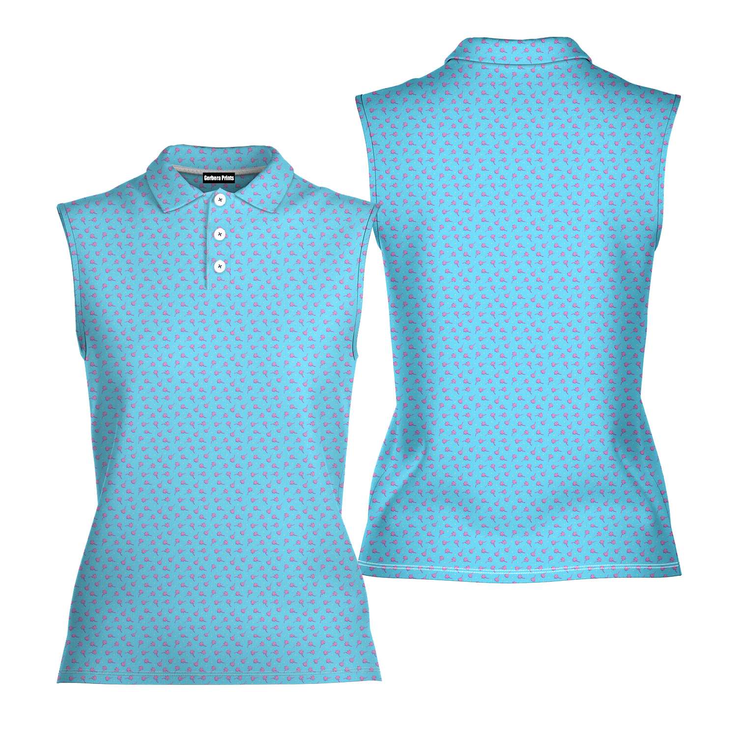 Breezy Swing - Ladies Sleeveless Golf Polo