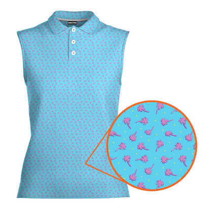 Breezy Swing - Ladies Sleeveless Golf Polo