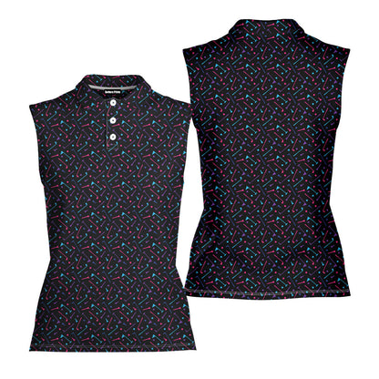Dings Golf - Ladies Sleeveless Golf Polo Shirt