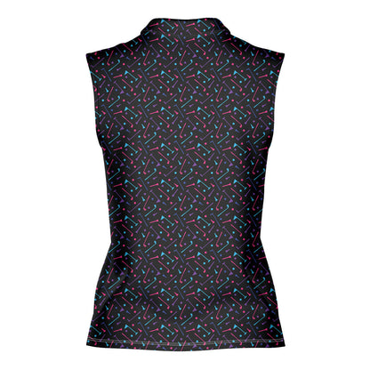 Dings Golf - Ladies Sleeveless Golf Polo Shirt