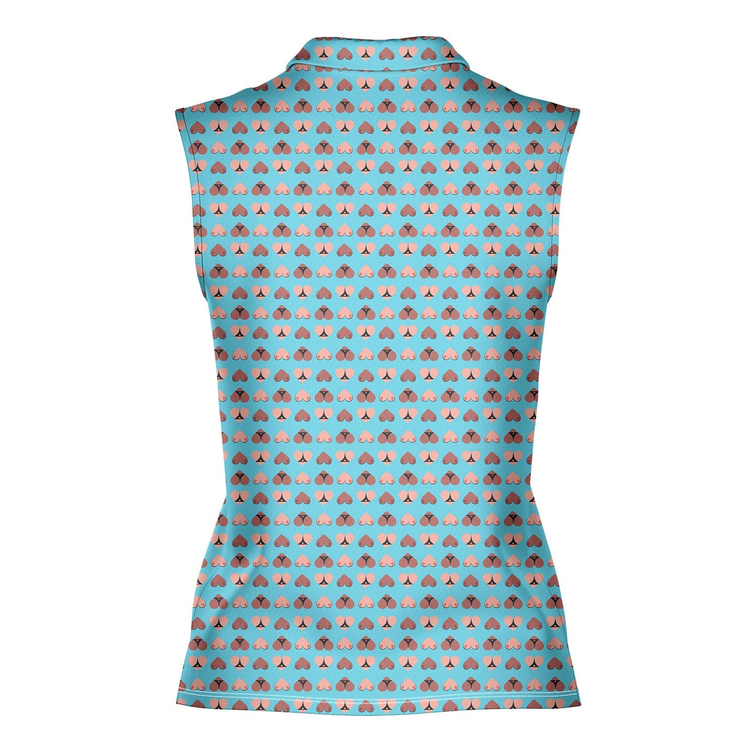 Heart Hip - Ladies Sleeveless Golf Polo Shirt