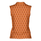 Heart Hip-Women Sleeveless Polo Shirt-Gerbera Prints