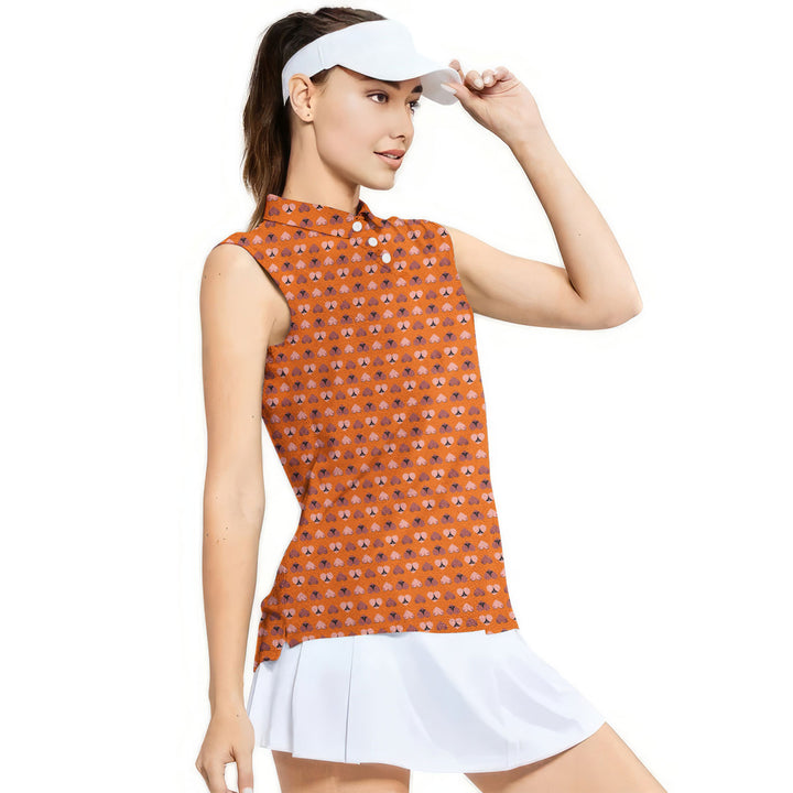 Heart Hip - Ladies Sleeveless Golf Polo Shirt