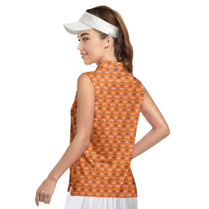 Heart Hip - Ladies Sleeveless Golf Polo Shirt