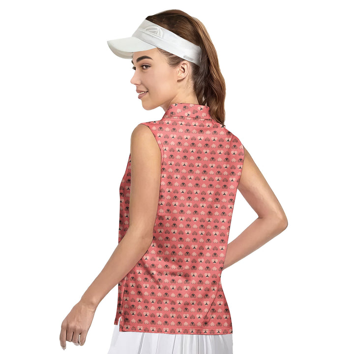 Heart Hip - Ladies Sleeveless Golf Polo Shirt