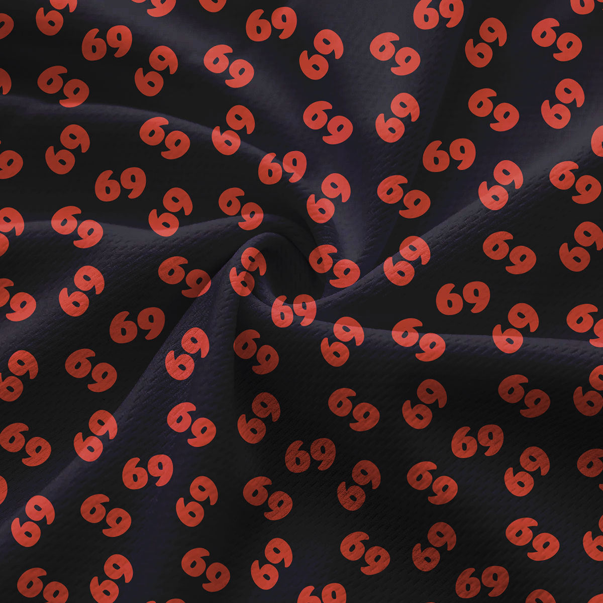 69 Number Black-Women Sleeveless Polo Shirt-Gerbera Prints