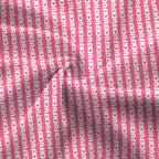 The F#@K Striped-Women Sleeveless Polo Shirt-Gerbera Prints