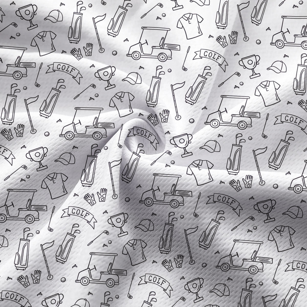 Doodle Golf-Women Sleeveless Polo Shirt-Gerbera Prints