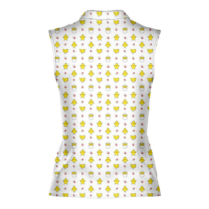 Chick Magnet - Ladies Sleeveless Golf Polo Shirt