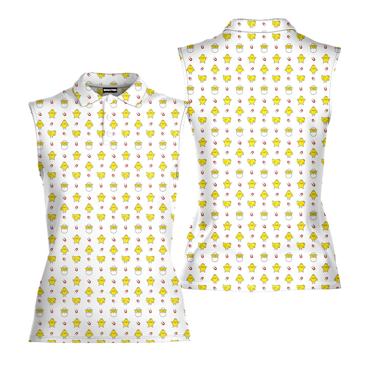Chick Magnet - Ladies Sleeveless Golf Polo Shirt