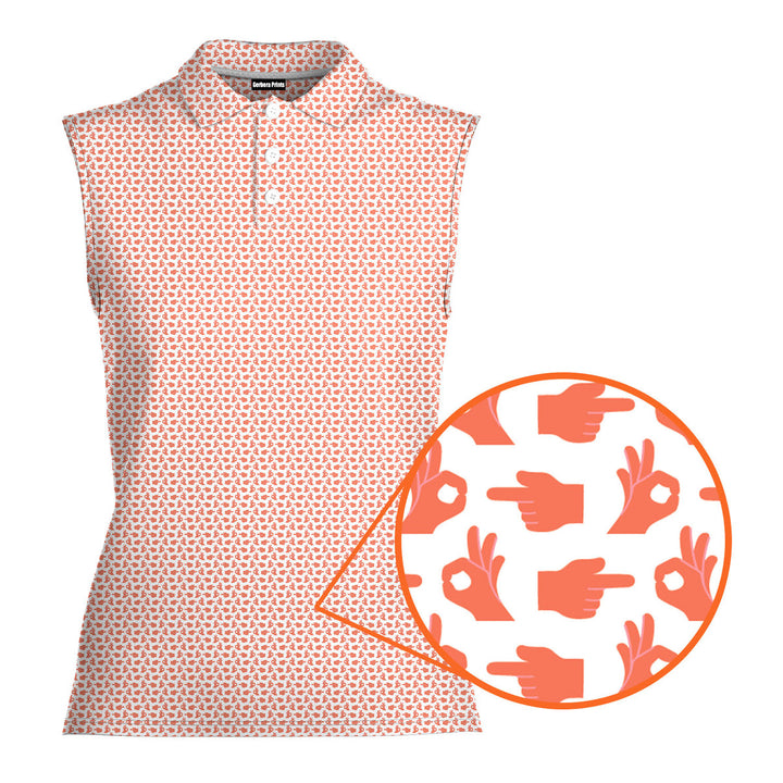 Hole in 1 - Ladies Sleeveless Golf Polo Shirt