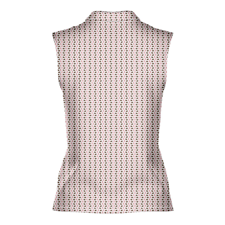 Hole in 1 - Ladies Sleeveless Golf Polo Shirt