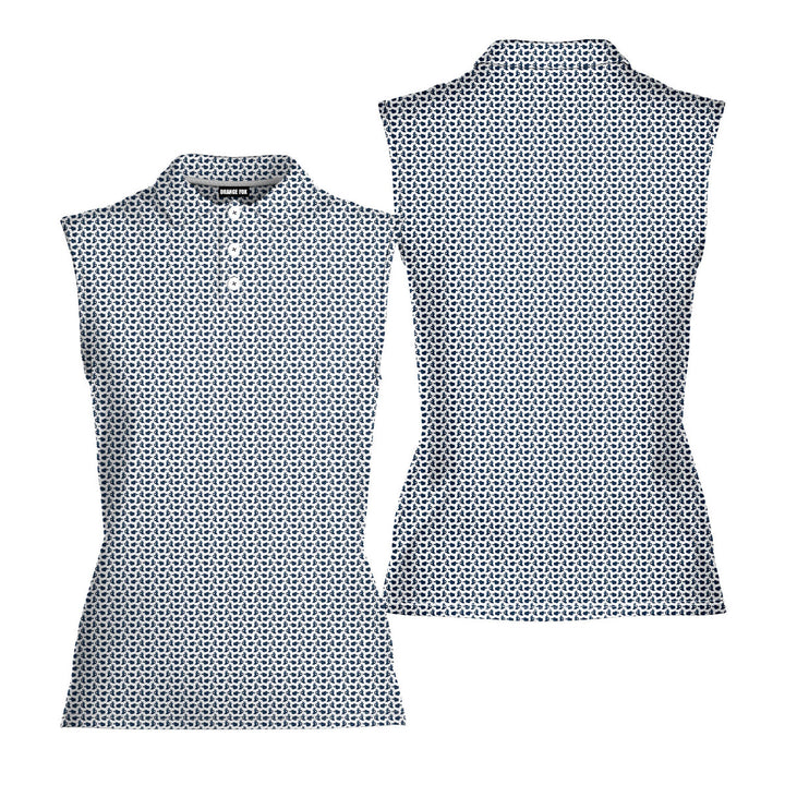 Hole in 1 - Ladies Sleeveless Golf Polo Shirt