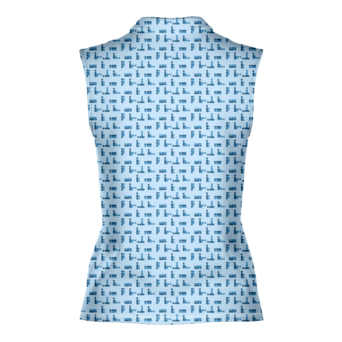 Puzzle Lovers-Women Sleeveless Polo Shirt-Gerbera Prints