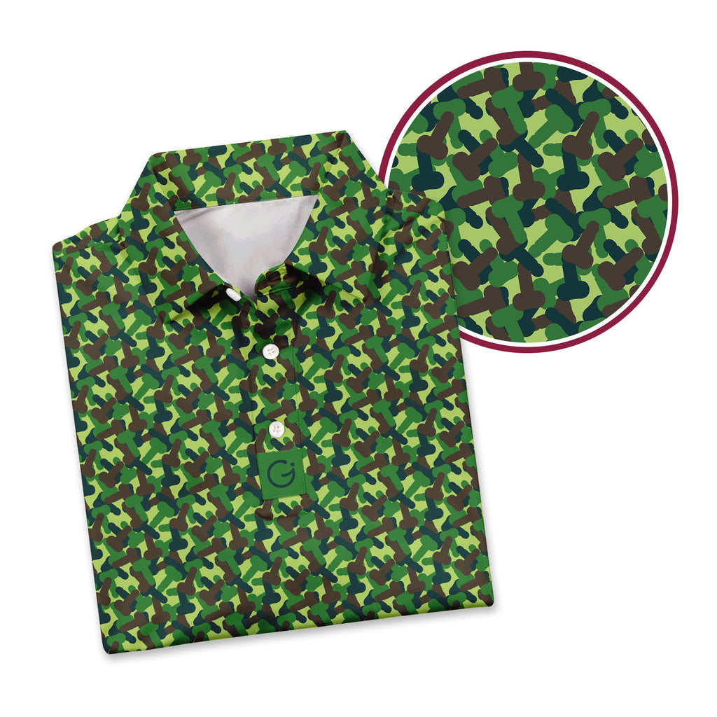Camouflage Mode - Funny Golf Polo Shirt
