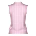 Pound Town-Women Sleeveless Polo Shirt-Gerbera Prints