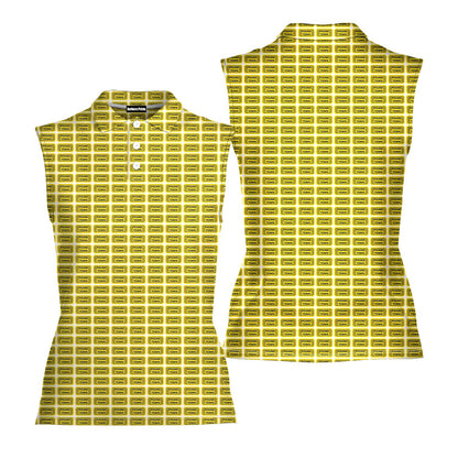 Pound Town - Ladies Sleeveless Golf Polo Shirt