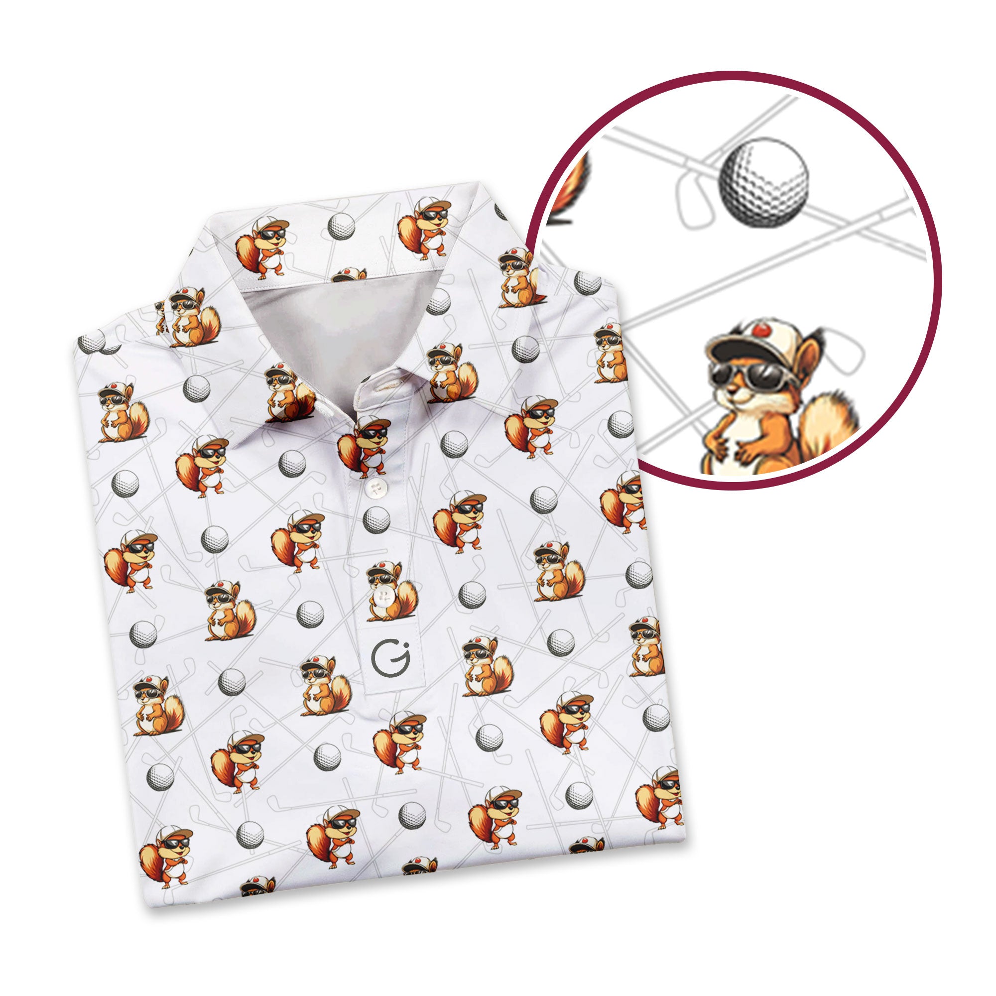 Écureuil - Polo de golf