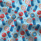 Patriotic Rocket Ice-Pop-Women Sleeveless Polo Shirt-Gerbera Prints