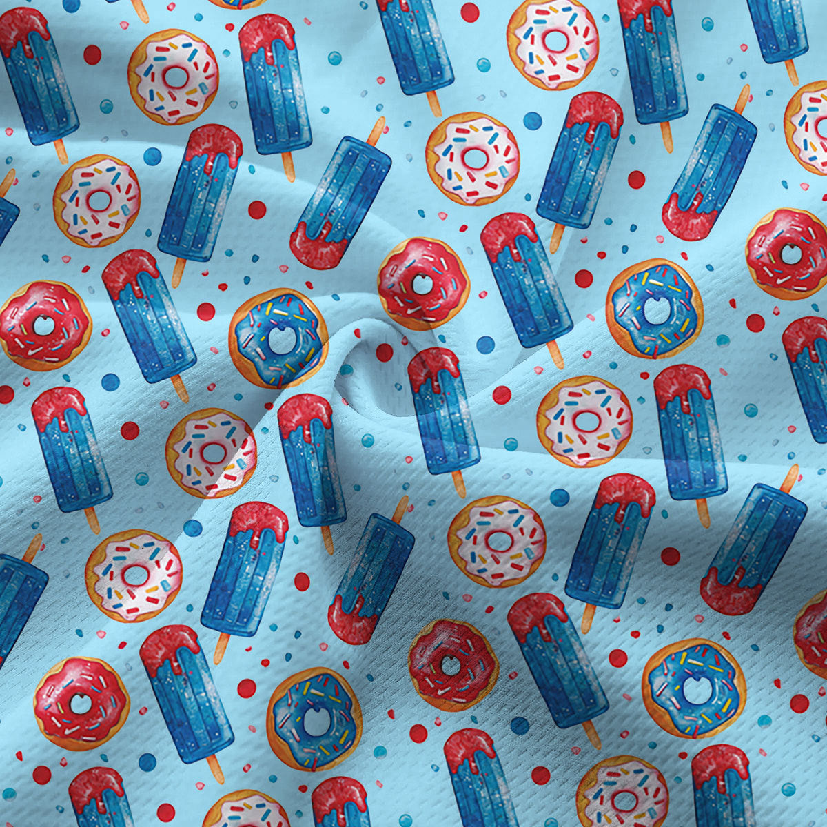 Patriotic Rocket Ice-Pop-Women Sleeveless Polo Shirt-Gerbera Prints