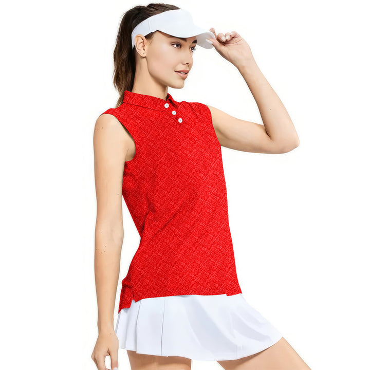 Going Low - Ladies Sleeveless Golf Polo Shirt