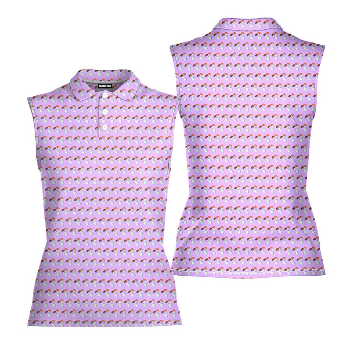 2 in the Pink 1 in the Stink Funny Shocker - Ladies Sleeveless Golf Polo Shirt