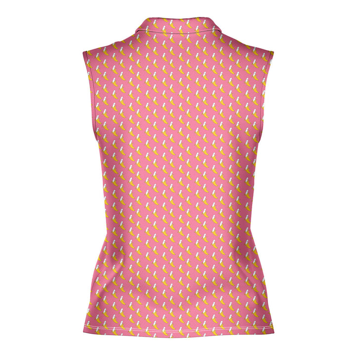 Banana Peel - Ladies Sleeveless Golf Polo Shirt