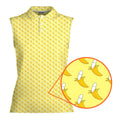 Banana Peel-Women Sleeveless Polo Shirt-Gerbera Prints